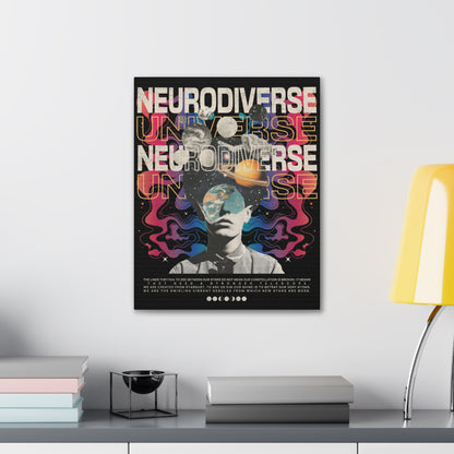 Neurodiverse Universe Canvas Print | Autism & Neurodiversity Advocacy Wall Art