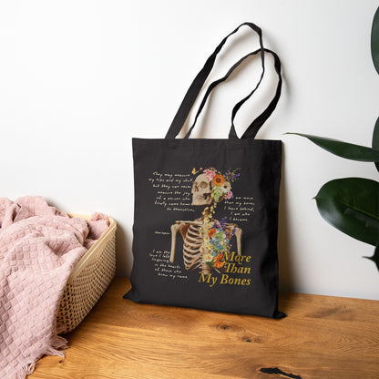 More Than My Bones Tote Bag | Trans Pride & Solidarity Collection