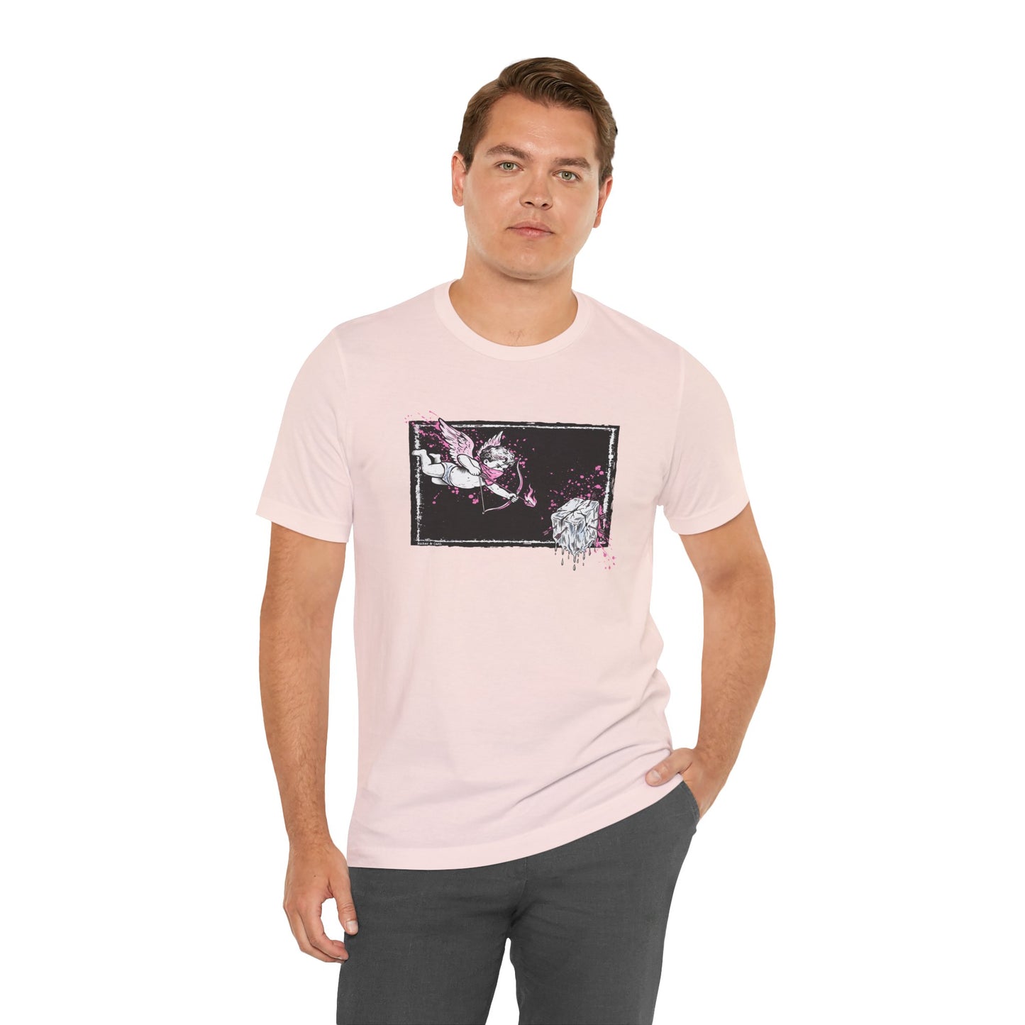 Cupid Against ICE Unisex Tee | Anti-ICE Shirt | The Collective Flame Fund Collection