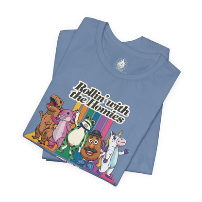 Rollin' with the Homies Unisex Tee | Portland Anti-ICE Inflatable Resistance Shirt | Firestarter Fund Collection