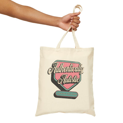 "Authentically Autistic" Tote Bag | Autism & Neurodiversity Advocacy Bag