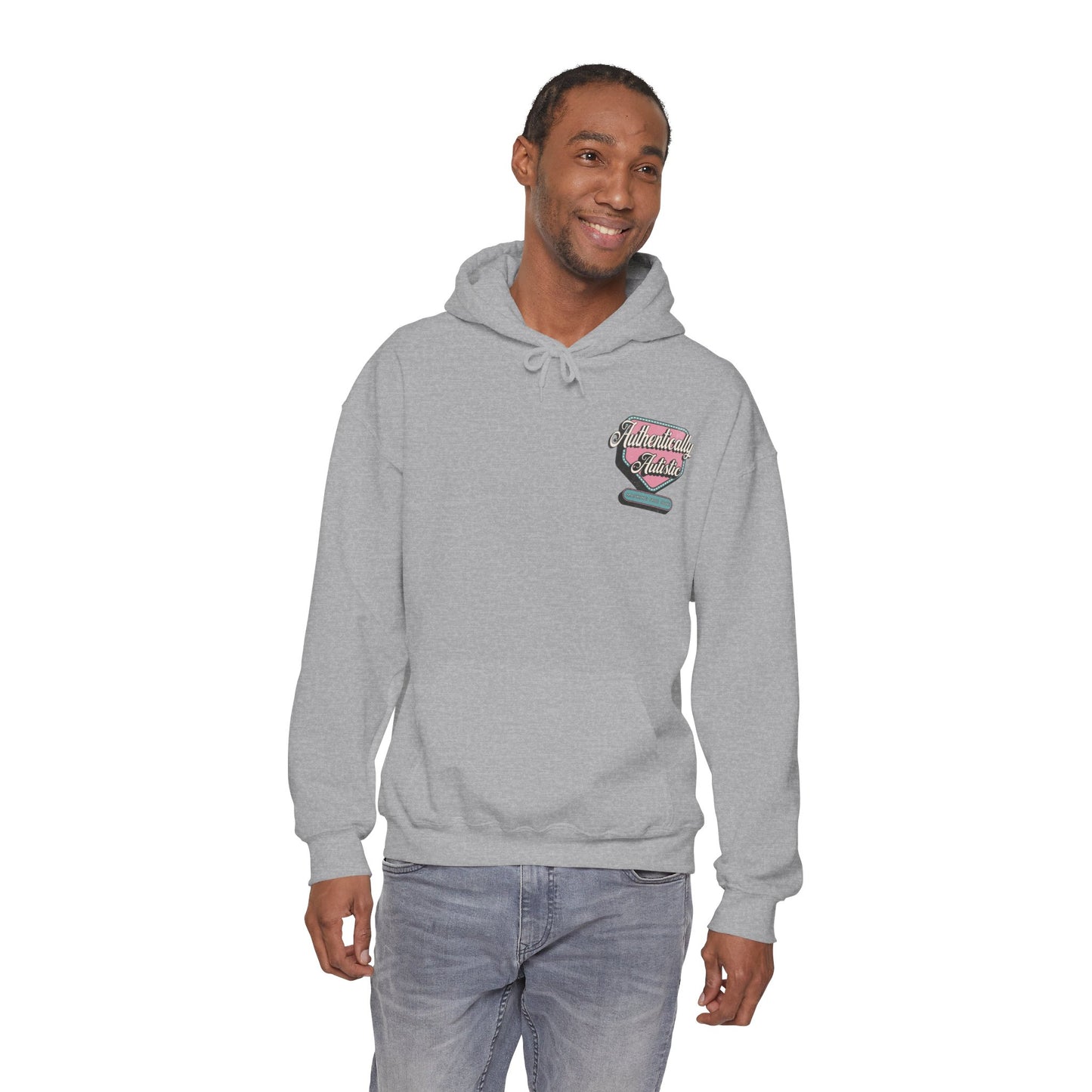 "Authentically Autistic" Unisex Hoodie | Autism & Neurodiversity Advocacy Shirt