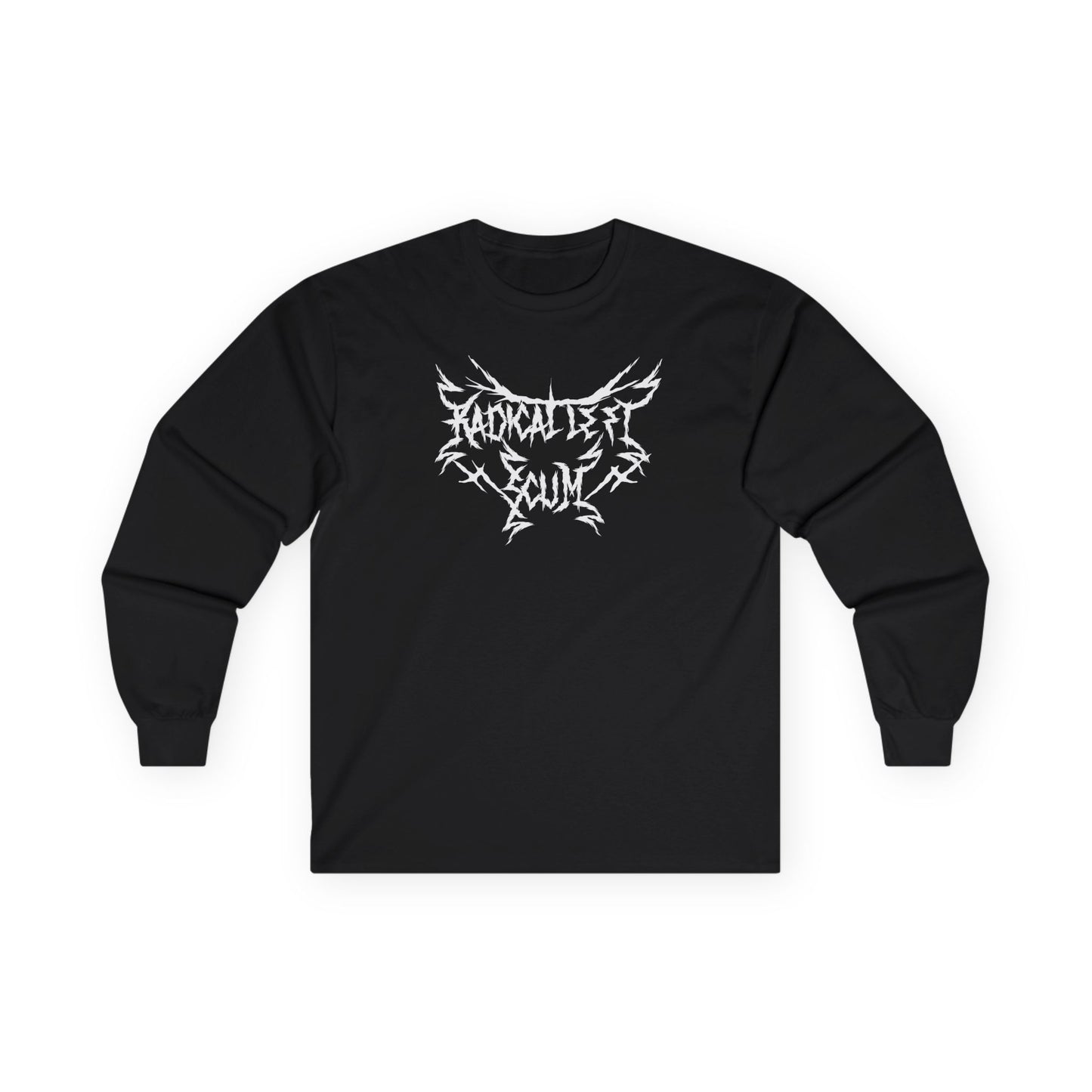 Radical Left Scum Heavy Metal Unisex Long Sleeve Tee | The Collective Flame Fund Collection