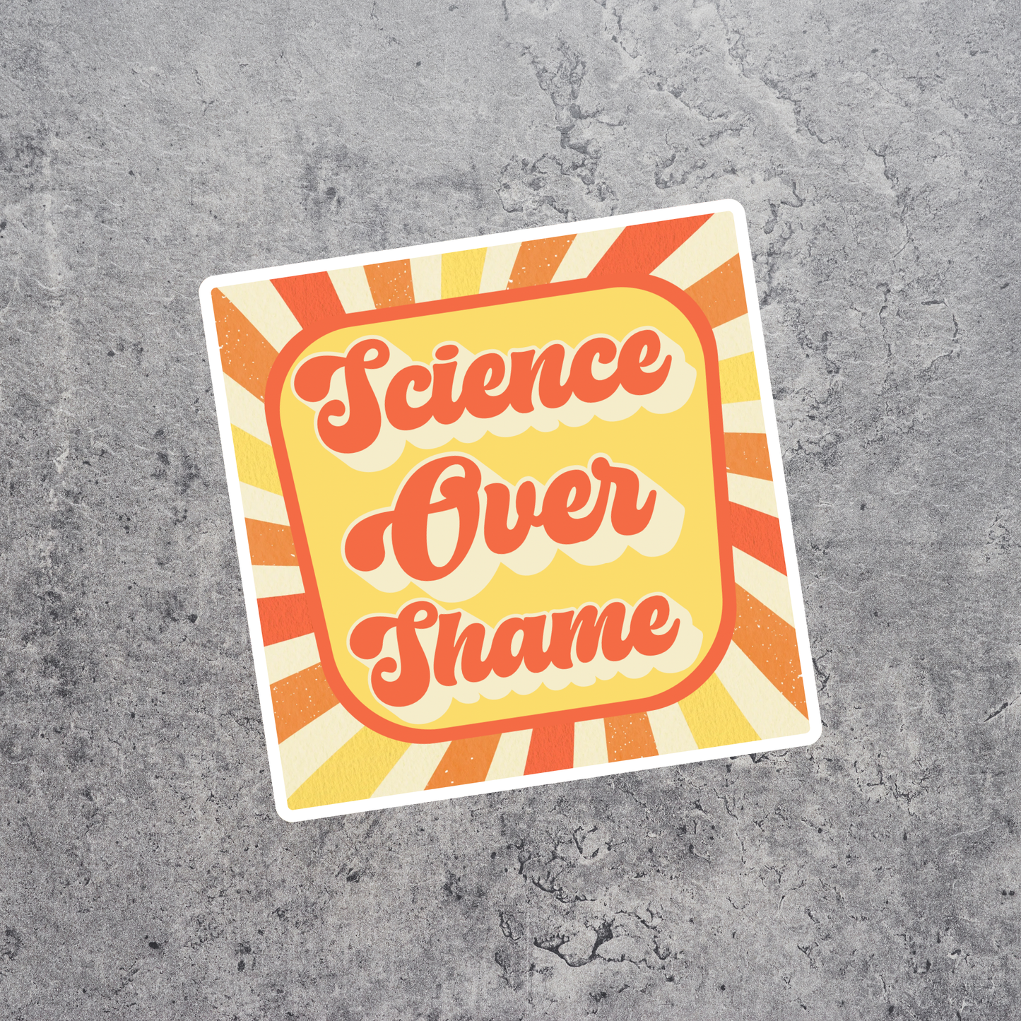 (PRE-ORDER) Science Over Shame Sticker 5-Pack | Autism & Neurodiversity Decal