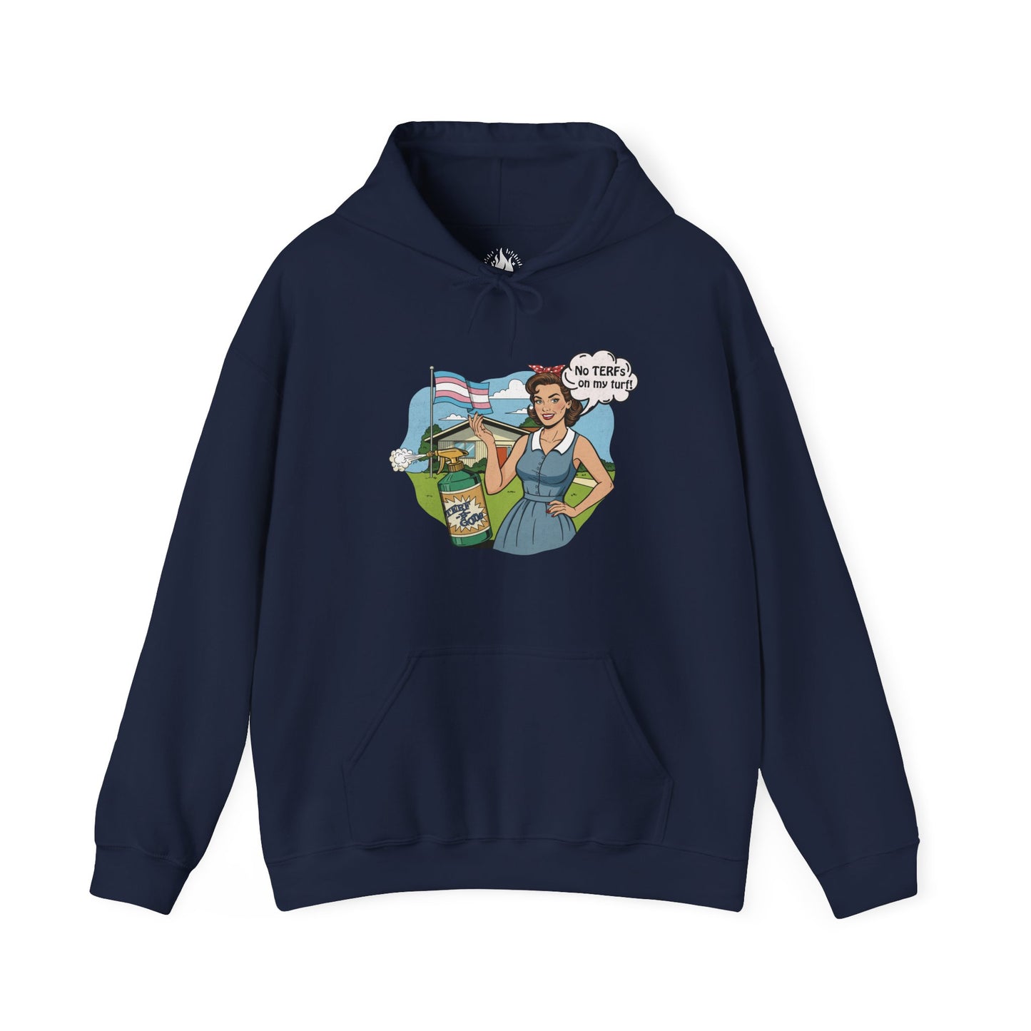 No TERFs On My Turf Unisex Hoodie | Trans Pride & Solidarity Collection