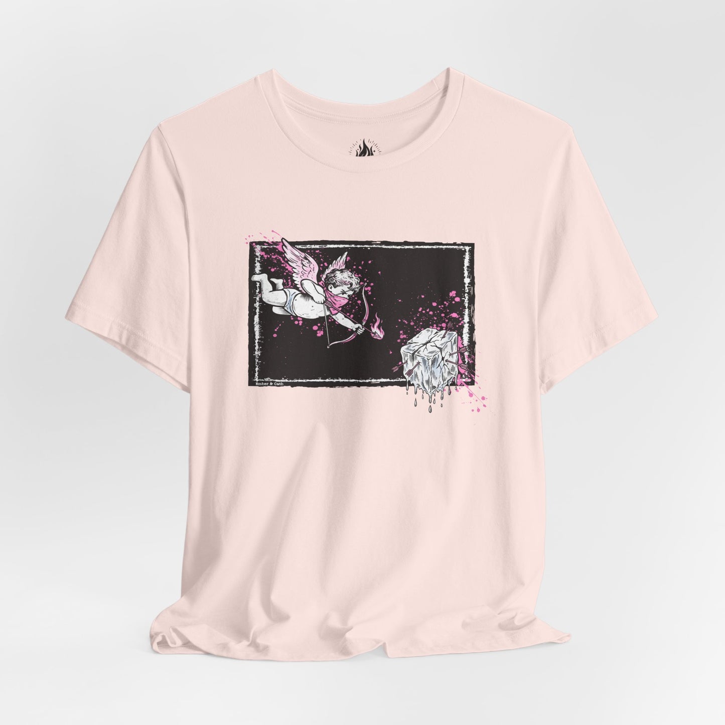 Cupid Against ICE Unisex Tee | Anti-ICE Shirt | The Collective Flame Fund Collection