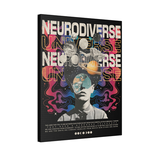 Neurodiverse Universe Canvas Print | Autism & Neurodiversity Advocacy Wall Art