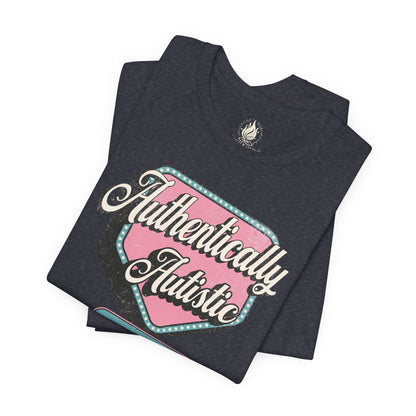 "Authentically Autistic" Unisex Tee | Masking Free Zone Shirt