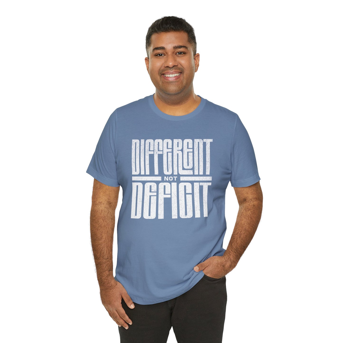 "Different Not Deficit" Unisex Tee | Autism & Neurodiversity Advocacy Shirt