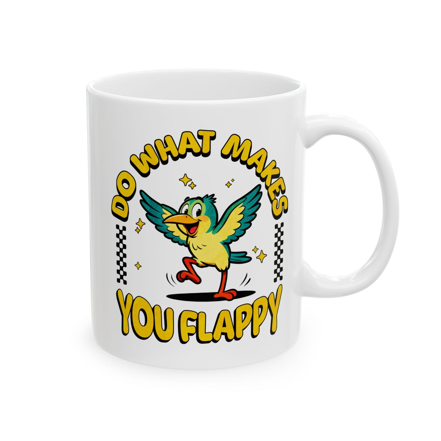 "Do What Makes You Flappy" Coffee Mug | Autism & Neurodiversity Advocacy Mug