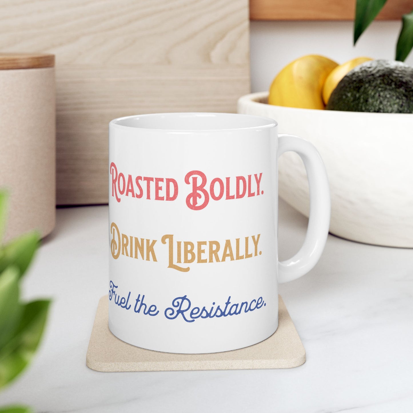 Stay Woke Coffee Roasters Coffee Mug | Fuel the Resistance Cup | Firestarter Fund Collection
