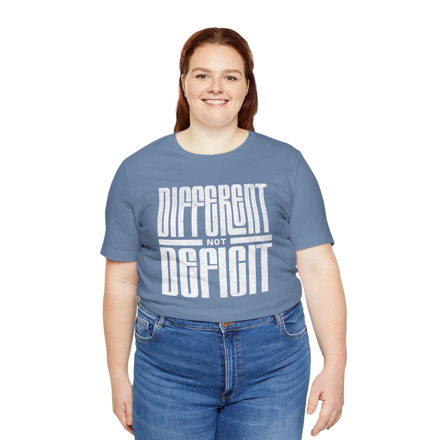 "Different Not Deficit" Unisex Tee | Autism & Neurodiversity Advocacy Shirt
