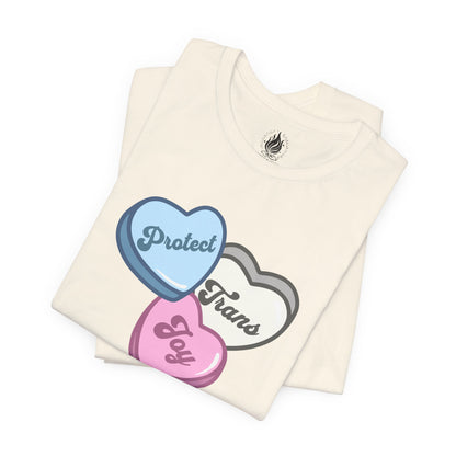 Protect Trans Joy Unisex Tee | Trans Pride & Solidarity Collection