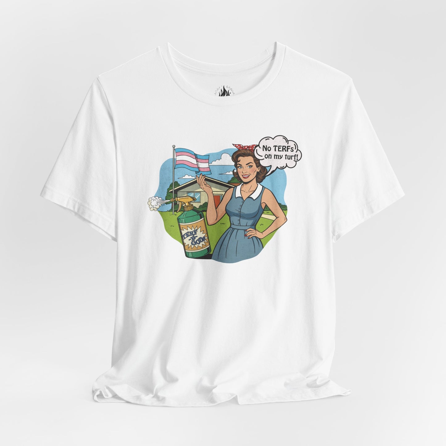 No TERFs On My Turf Unisex Tee | Trans Pride & Solidarity Collection