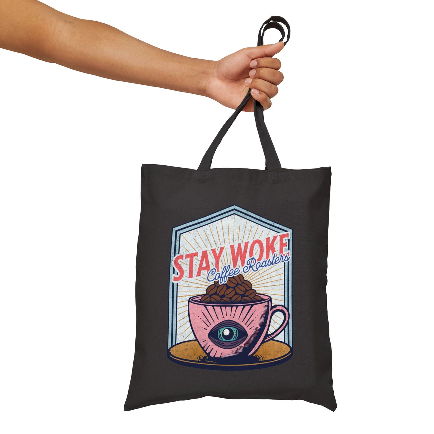 Stay Woke Coffee Roasters Tote Bag | Fuel the Resistance Bag | Firestarter Fund Collection