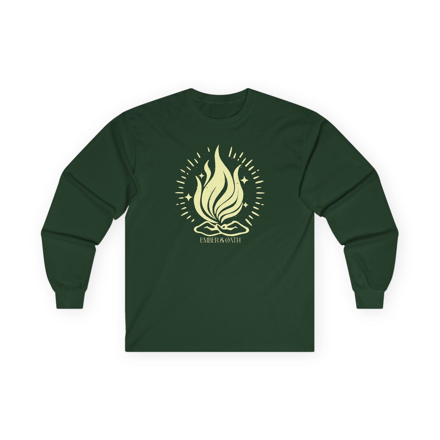Ember & Oath Logo Unisex Long Sleeve Tee | Firestarter Fund Shirt