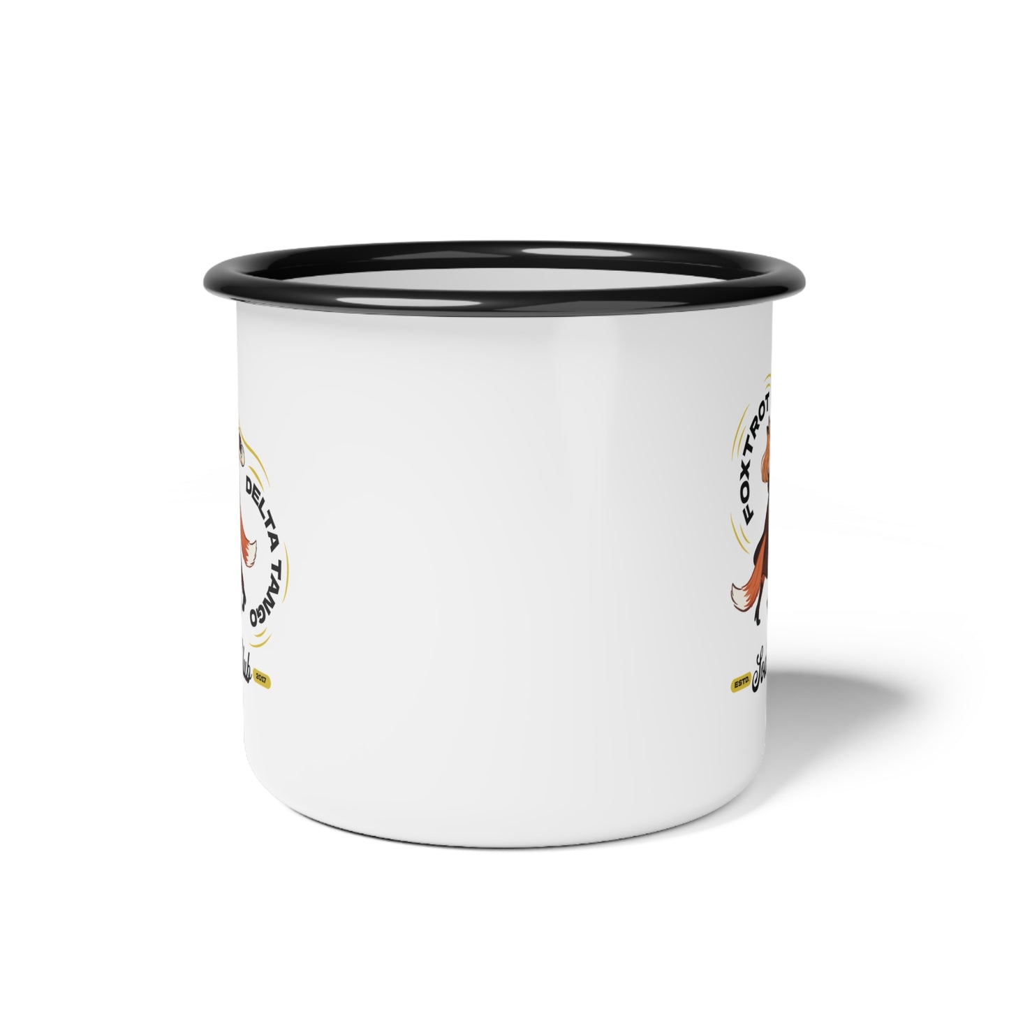 foxtrot delta tango enamel coffee mug | Social Club For Dissent | Firestarter Fund Collection