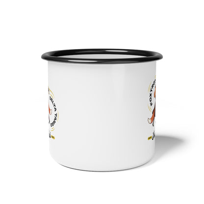 foxtrot delta tango enamel coffee mug | Social Club For Dissent | Firestarter Fund Collection
