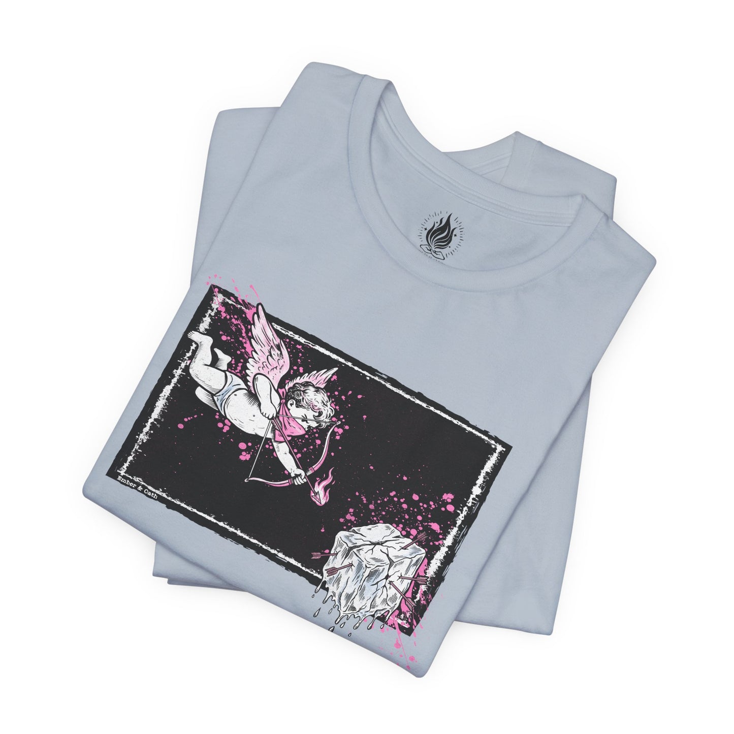 Cupid Against ICE Unisex Tee | Anti-ICE Shirt | The Collective Flame Fund Collection