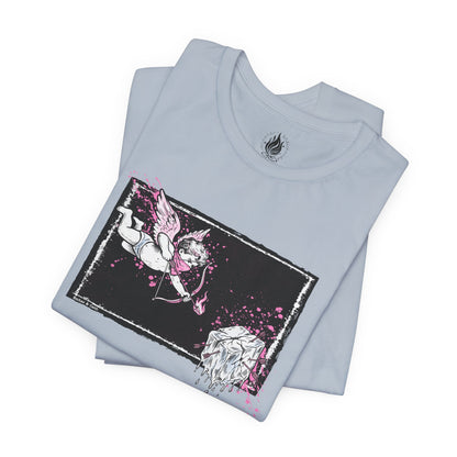 Cupid Against ICE Unisex Tee | Anti-ICE Shirt | The Collective Flame Fund Collection