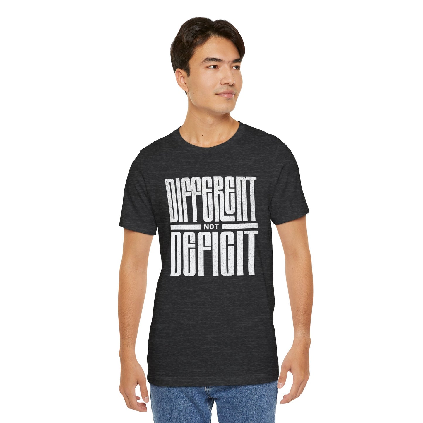 "Different Not Deficit" Unisex Tee | Autism & Neurodiversity Advocacy Shirt