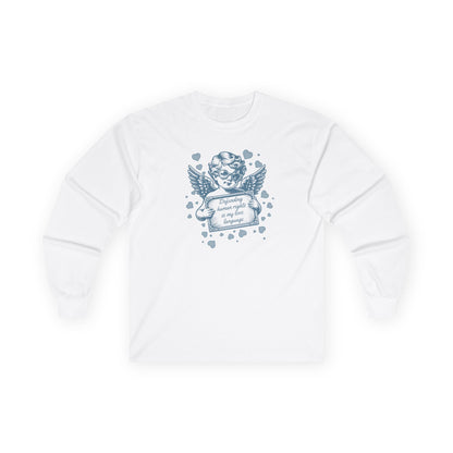 Defending Humans Rights Is My Love Language Unisex Long Sleeve Tee | Valentine's Day Activism Shirt | The Collective Flame Fund Collection