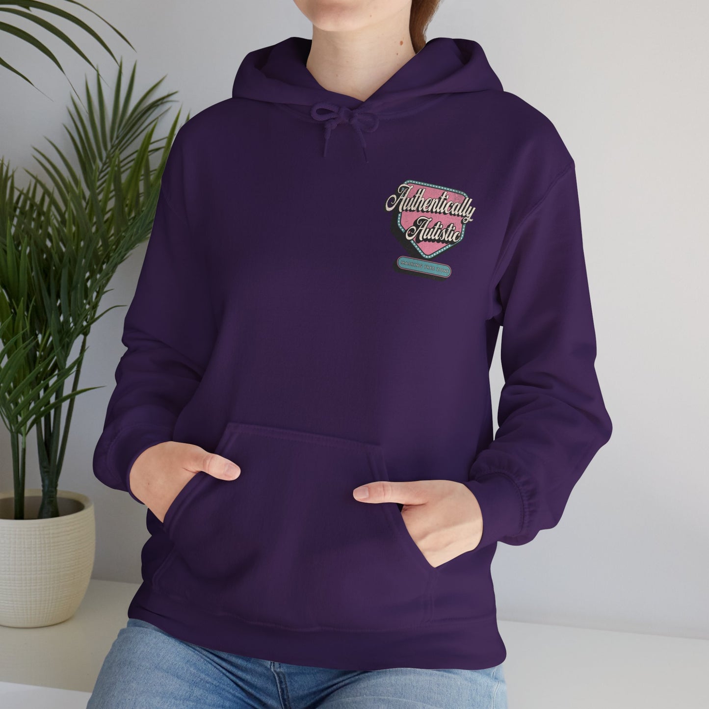 "Authentically Autistic" Unisex Hoodie | Autism & Neurodiversity Advocacy Shirt