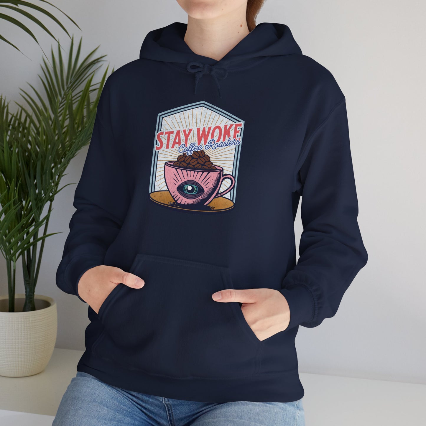 Stay Woke Coffee Roasters Unisex Hoodie | Fuel the Resistance Hooded Sweatshirt | Firestarter Fund Collection