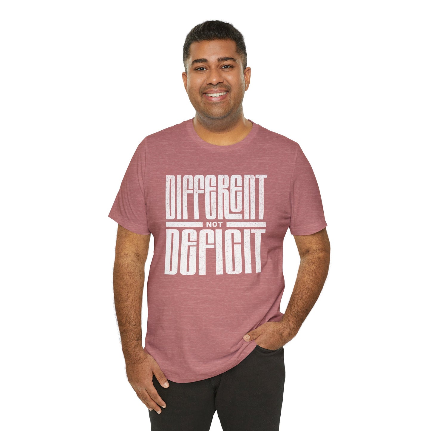 "Different Not Deficit" Unisex Tee | Autism & Neurodiversity Advocacy Shirt
