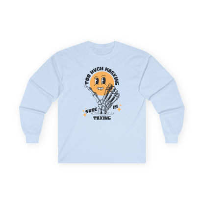 "Too Much Masking" Unisex Long Sleeve Tee | Autism & Neurodiversity Advocacy Shirt
