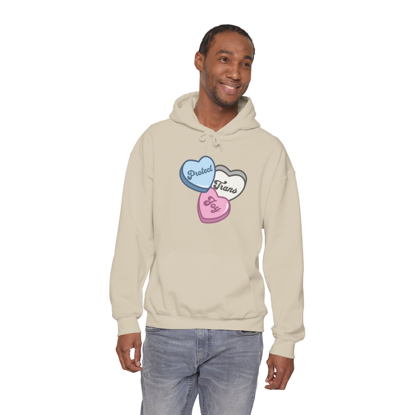 Protect Trans Joy Unisex Hoodie | Trans Pride & Solidarity Collection