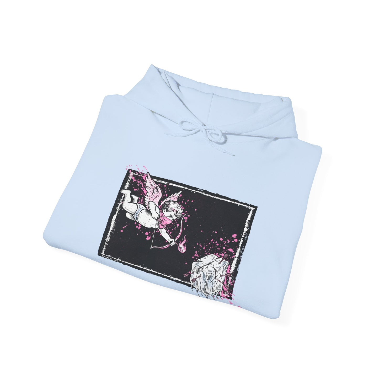Cupid Against ICE Unisex Hoodie | Anti-ICE Hooded Sweatshirt | The Collective Flame Fund Collection