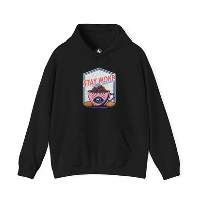 Stay Woke Coffee Roasters Unisex Hoodie | Fuel the Resistance Hooded Sweatshirt | Firestarter Fund Collection