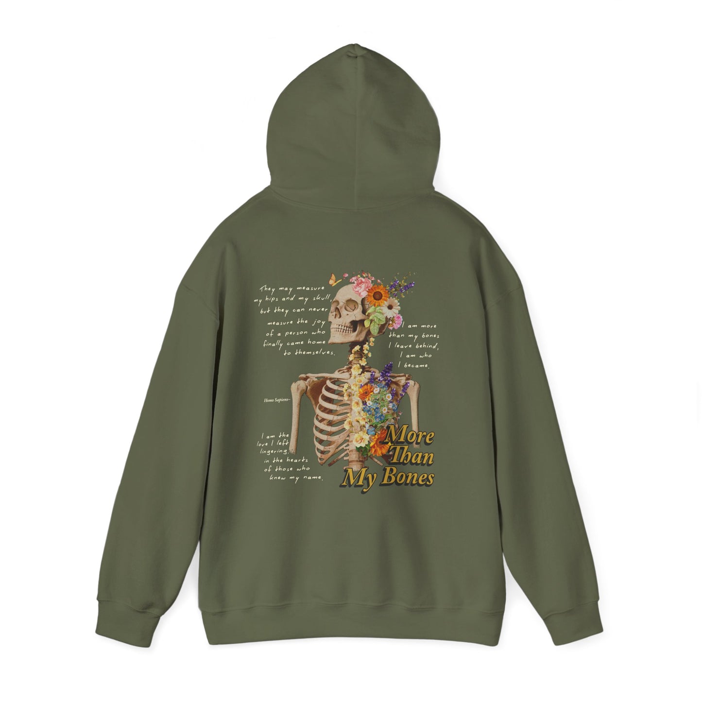 More Than My Bones Unisex Hoodie | Trans Rights & Solidarity Collection