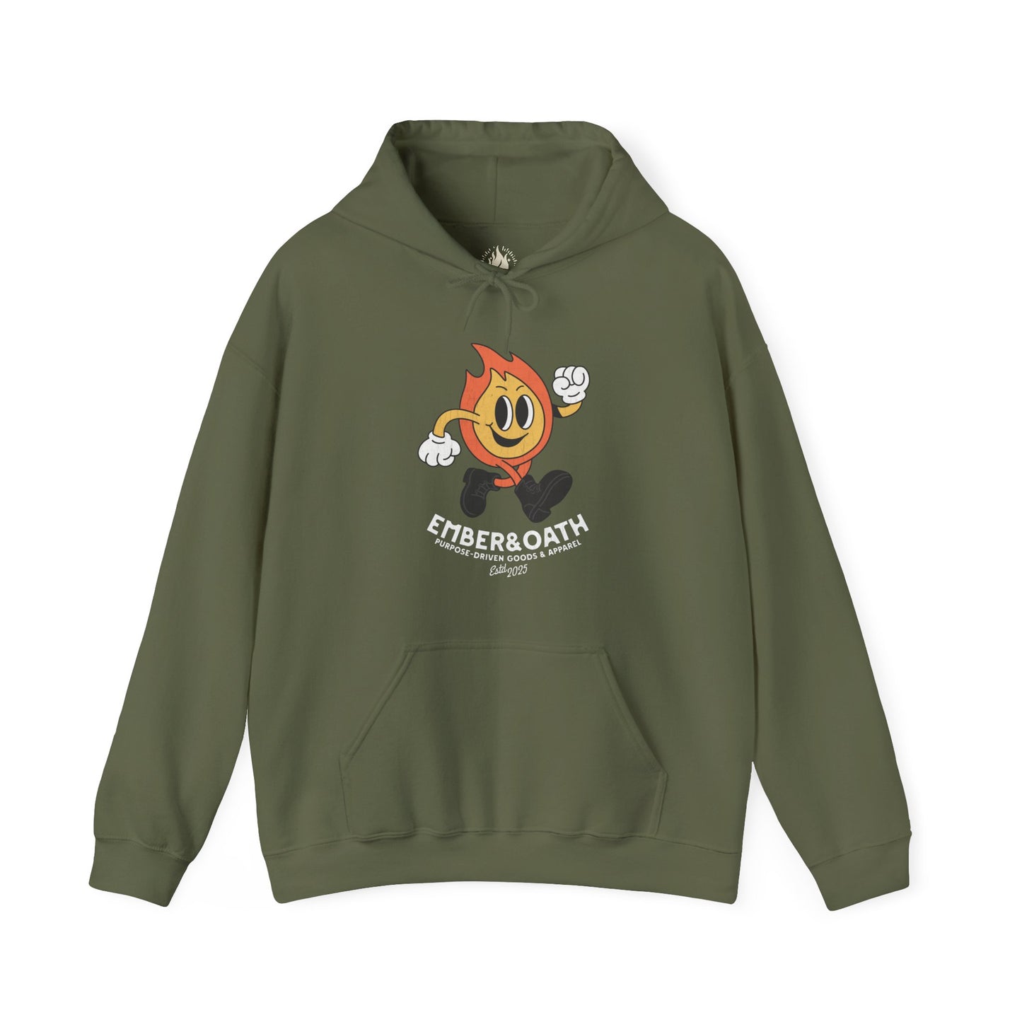 Emory Unisex Hoodie | The Firestarter Fund Mascot Hooded Sweatshirt