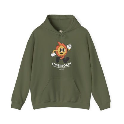 Emory Unisex Hoodie | The Firestarter Fund Mascot Hooded Sweatshirt