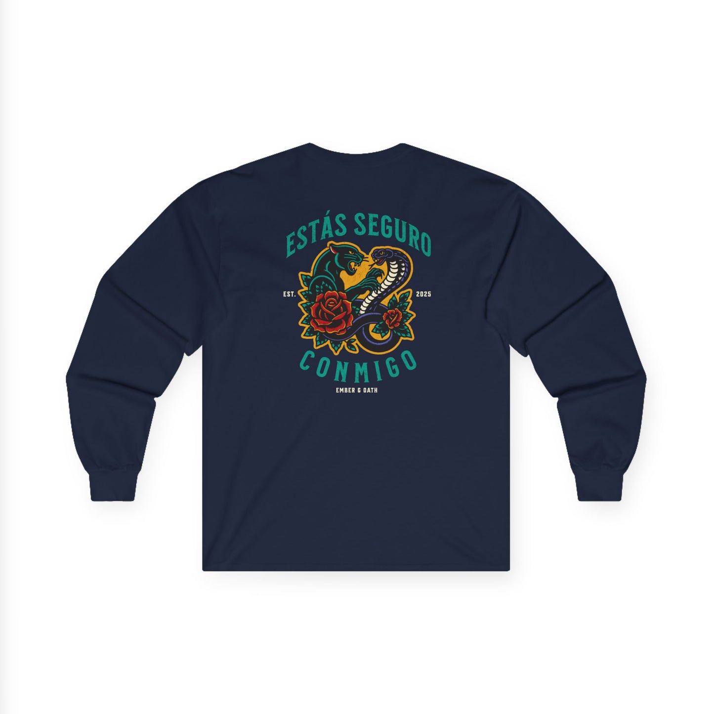 You Are Safe With Me Unisex Long Sleeve Tee | Estás Seguro Conmigo Shirt | Immigrant Rights & Solidarity Collection