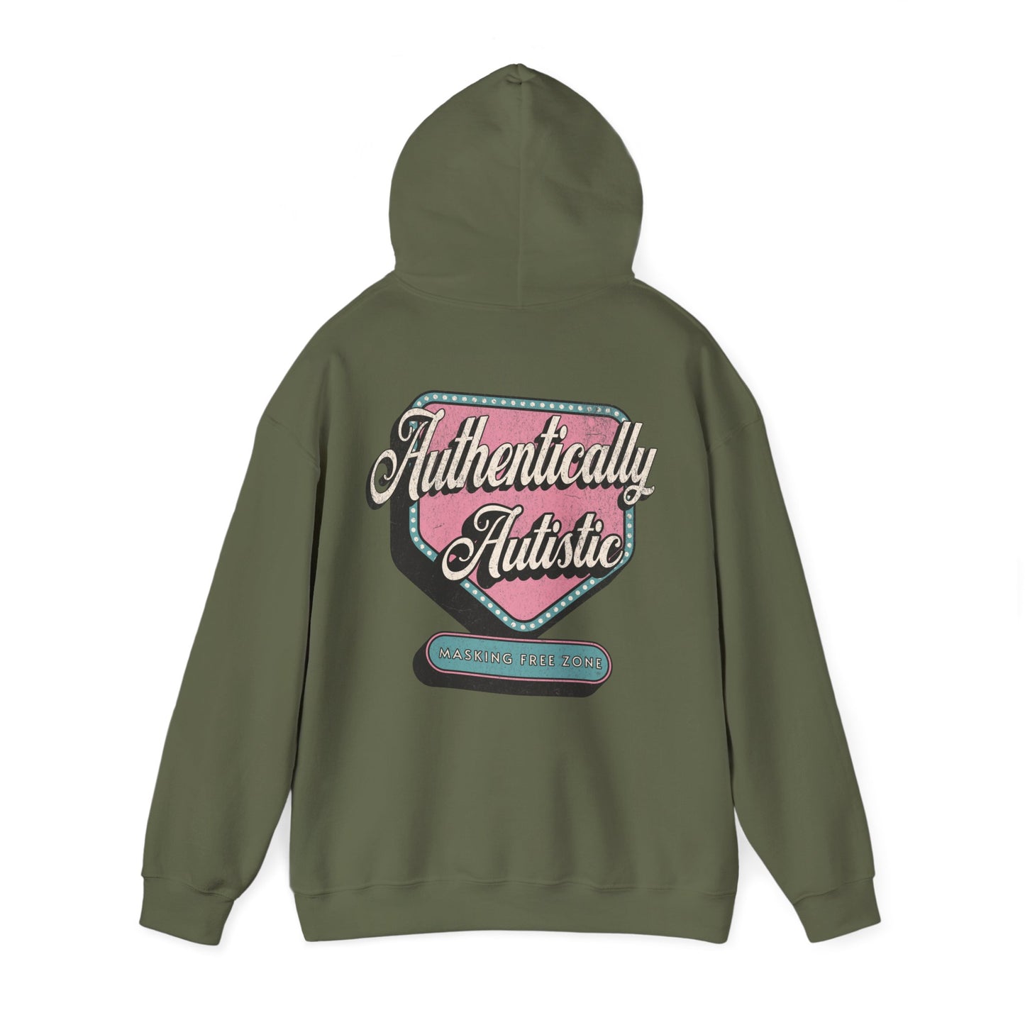 "Authentically Autistic" Unisex Hoodie | Autism & Neurodiversity Advocacy Shirt