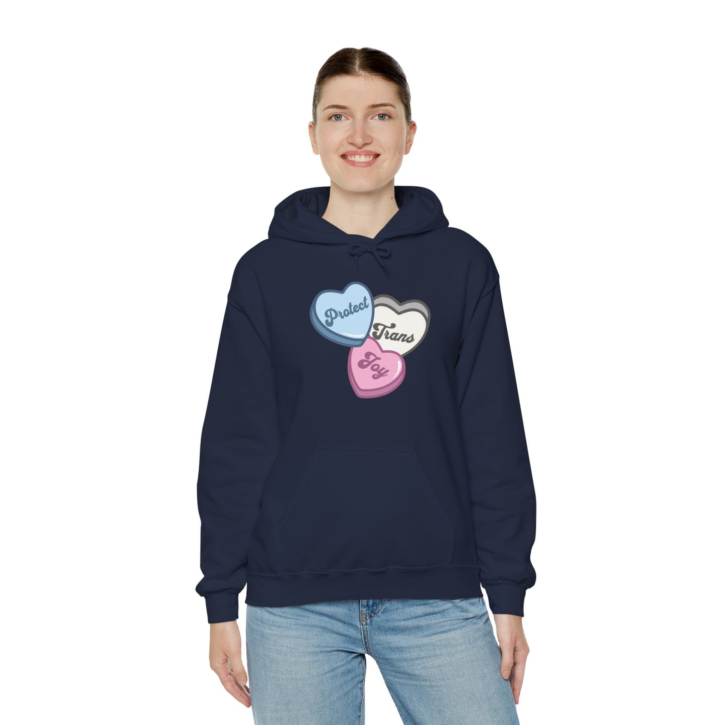 Protect Trans Joy Unisex Hoodie | Trans Pride & Solidarity Collection