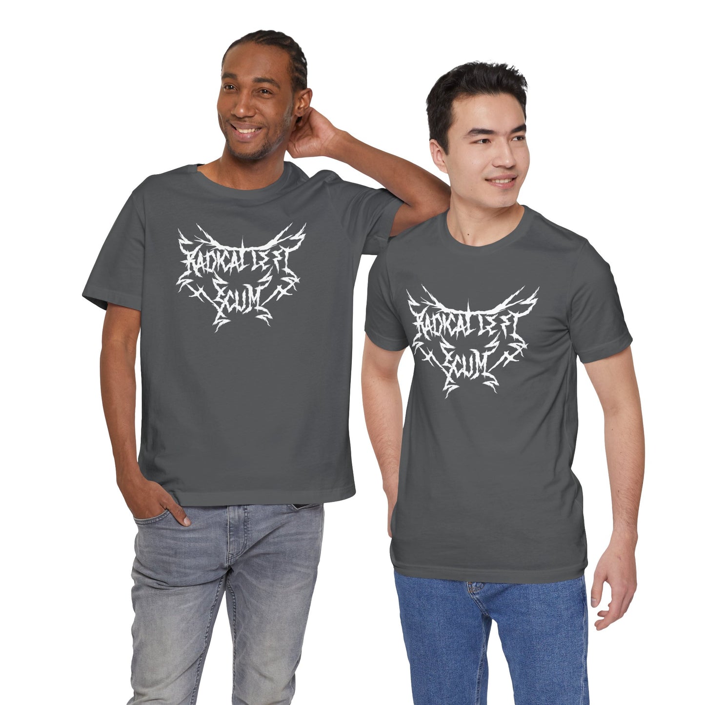 Radical Left Scum Heavy Metal Unisex Tee | The Collective Flame Fund Collection