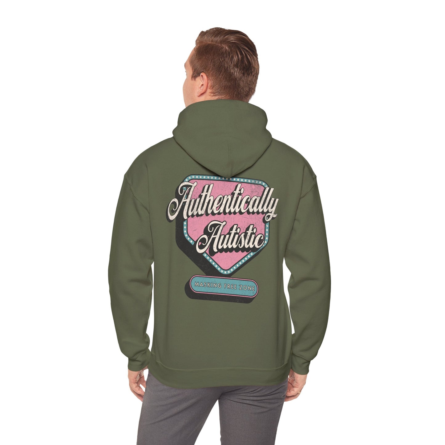 "Authentically Autistic" Unisex Hoodie | Autism & Neurodiversity Advocacy Shirt