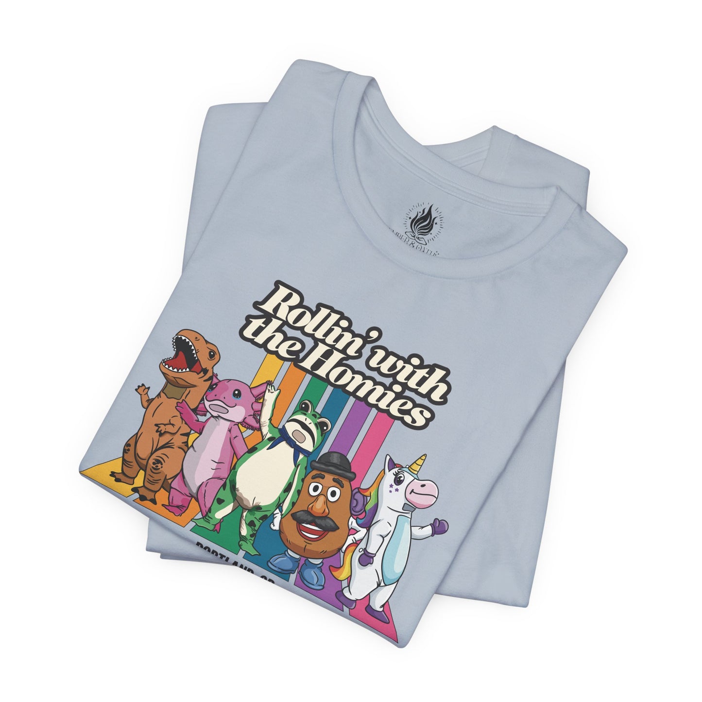 Rollin' with the Homies Unisex Tee | Portland Anti-ICE Inflatable Resistance Shirt | Firestarter Fund Collection