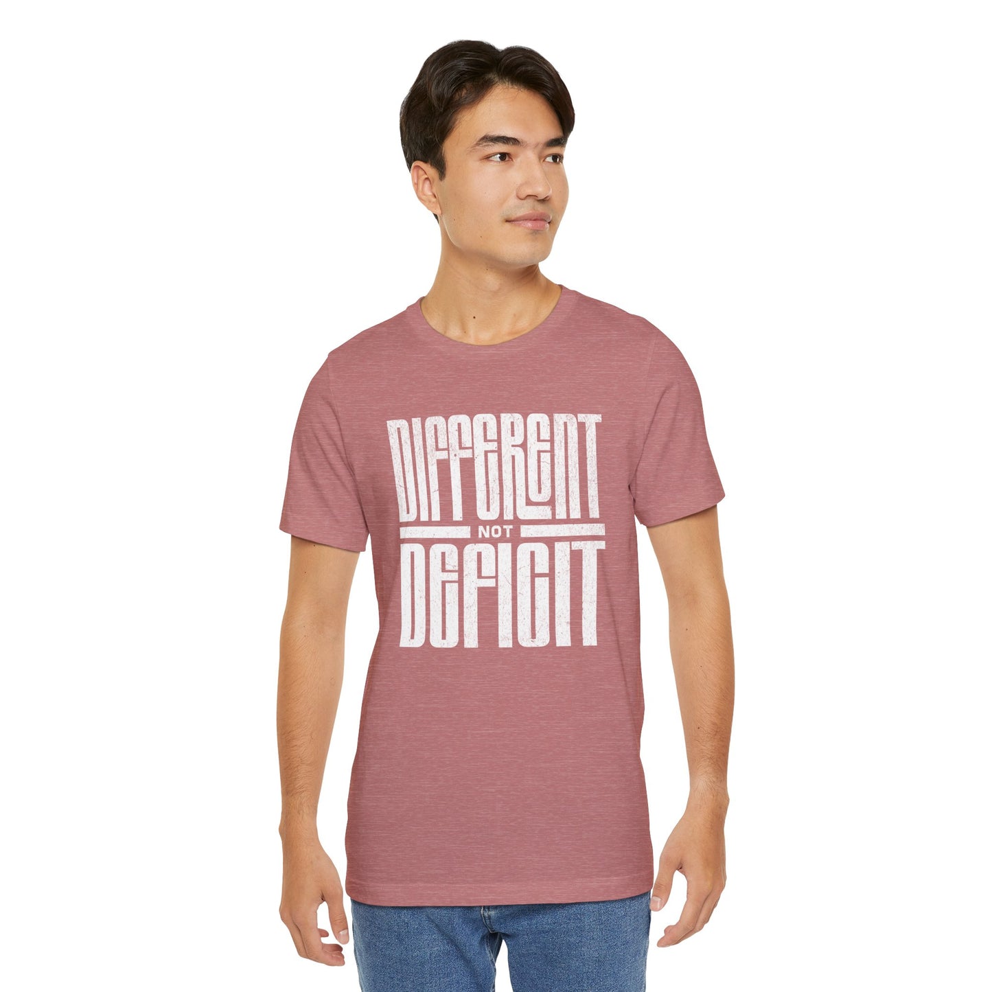 "Different Not Deficit" Unisex Tee | Autism & Neurodiversity Advocacy Shirt