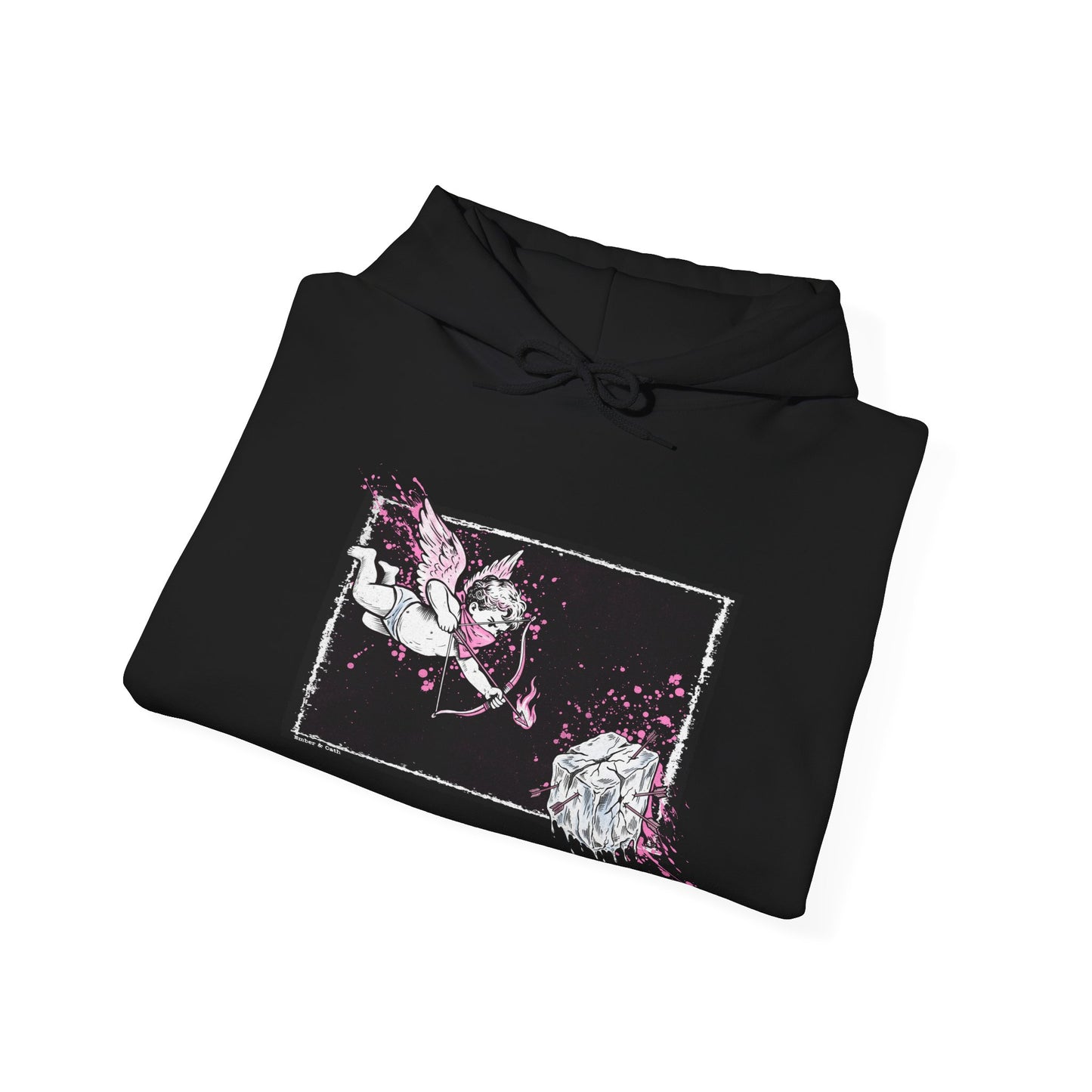 Cupid Against ICE Unisex Hoodie | Anti-ICE Hooded Sweatshirt | The Collective Flame Fund Collection