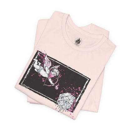 Cupid Against ICE Unisex Tee | Anti-ICE Shirt | The Collective Flame Fund Collection