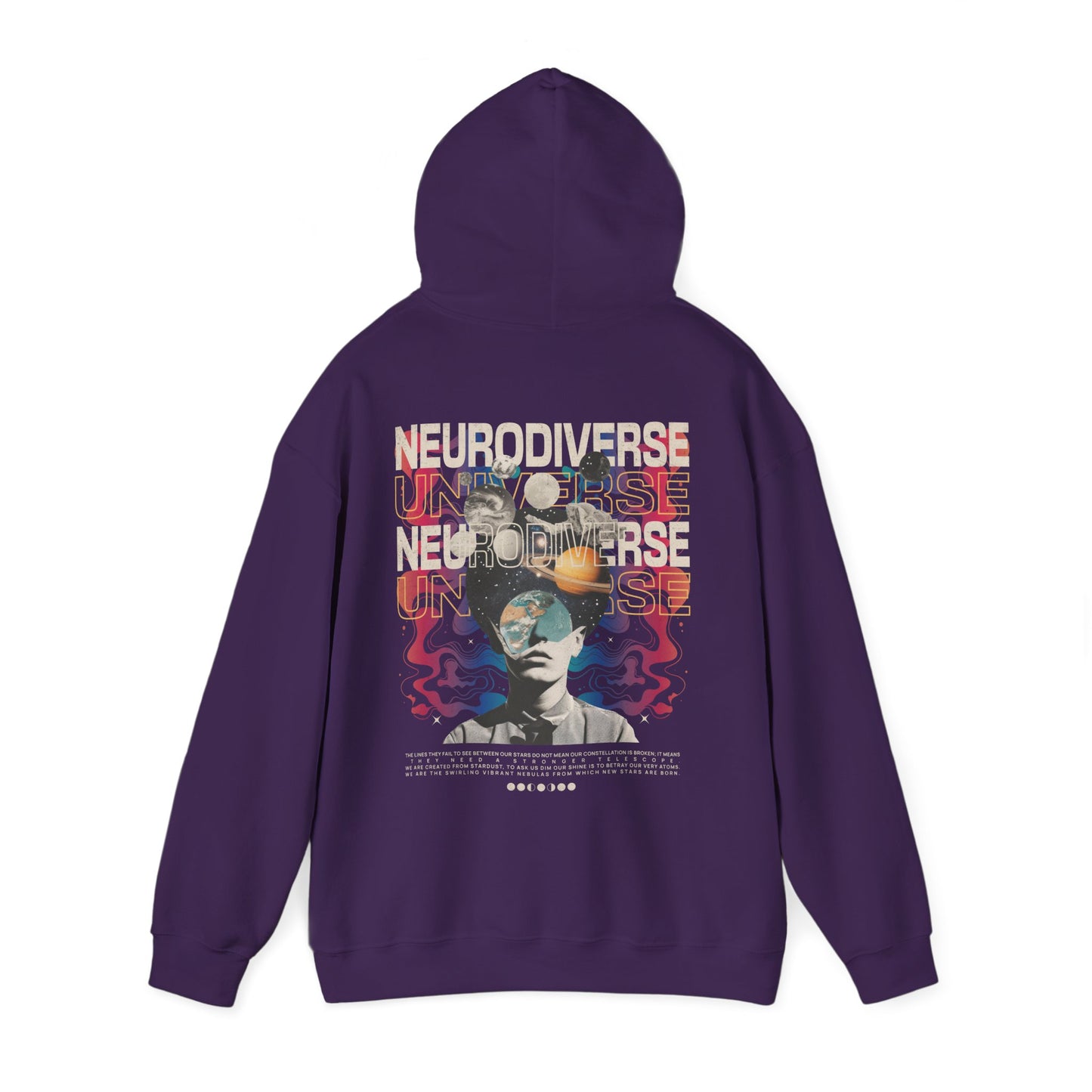 Neurodiverse Universe Unisex Hoodie | Neurodiversity Advocacy Hooded Sweatshirt