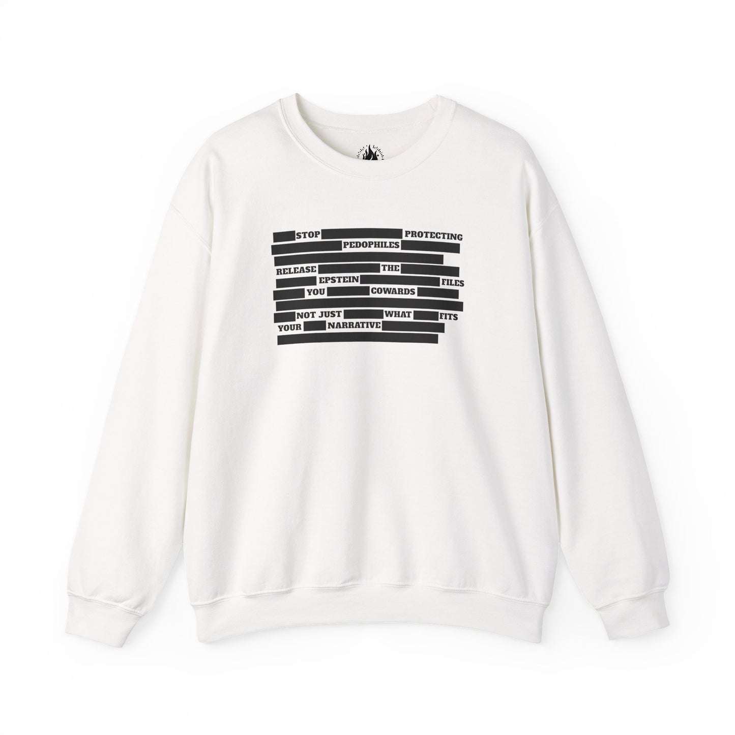 Redacted Truth Unisex Sweatshirt | Epstein Files Sweater | The Collective Flame Fund Collection