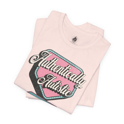 "Authentically Autistic" Unisex Tee | Masking Free Zone Shirt