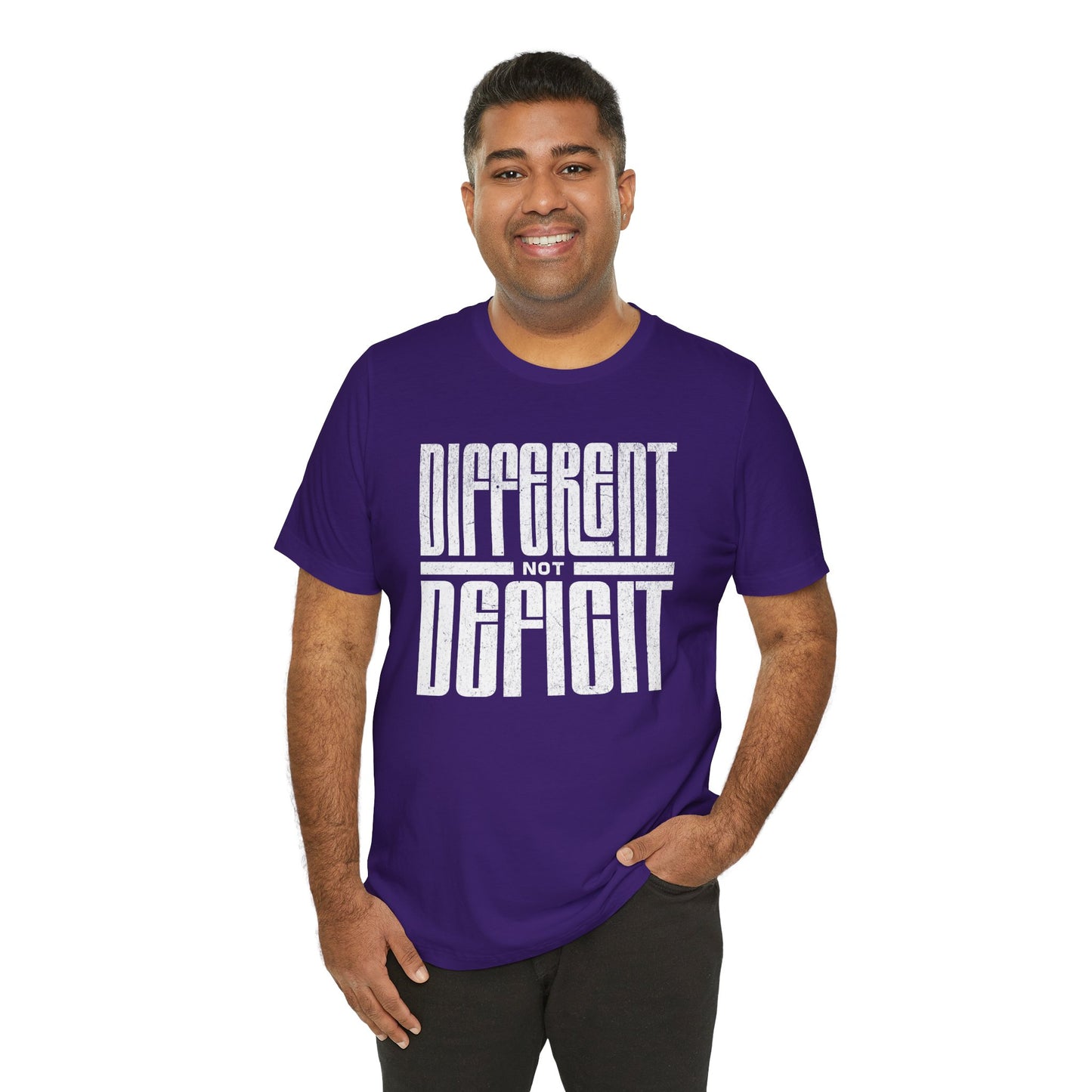 "Different Not Deficit" Unisex Tee | Autism & Neurodiversity Advocacy Shirt