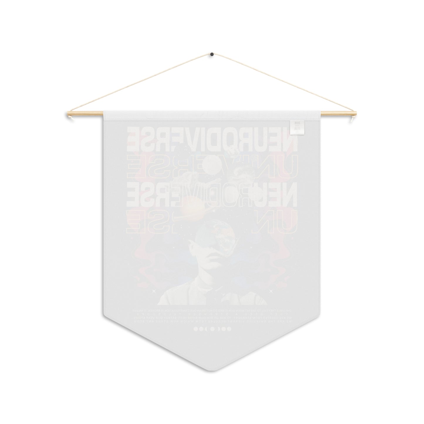 Neurodiverse Universe Wall Pennant | Autism & Neurodiversity Advocacy Wall Art